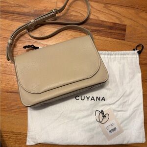 Cuyana Concertina Shoulder/Crossbody Bag - Stone